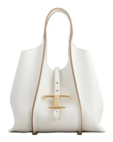 Tod's Mini Leather T Timeless Tote Shopping Bag | Thumbnail 1 Tod's Mini Leather T Timeless Tote Shopping Bag | Thumbnail 1