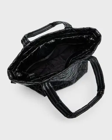Vee Collective Medium Quilted Nylon Tote Bag | Thumbnail 3 Vee Collective Medium Quilted Nylon Tote Bag | Thumbnail 3