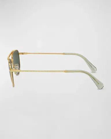 SWAROVSKI Crystal-Embellished Metal Aviator Sunglasses | Thumbnail 2 SWAROVSKI Crystal-Embellished Metal Aviator Sunglasses | Thumbnail 2