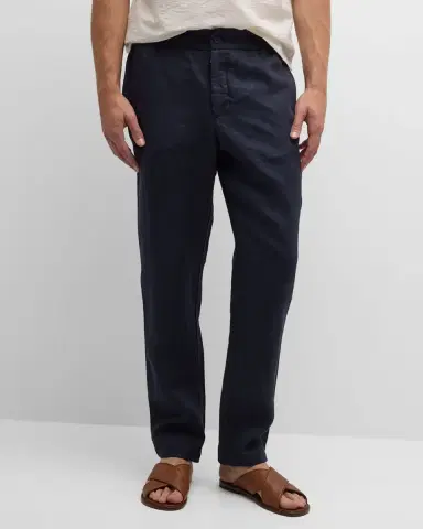 Orlebar Brown Men's Cornell Linen Pants | Thumbnail 4 Orlebar Brown Men's Cornell Linen Pants | Thumbnail 4
