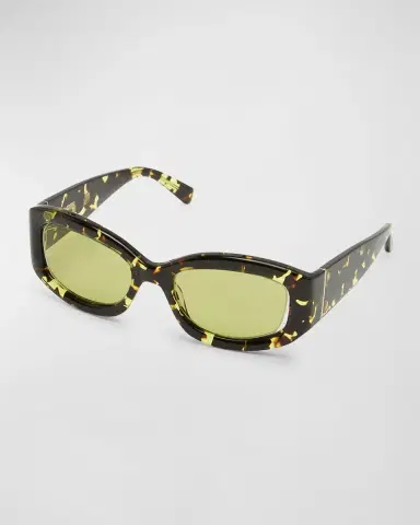 Christopher Esber Davies Cut-Out Acetate Rectangle Sunglasses | Thumbnail 2 Christopher Esber Davies Cut-Out Acetate Rectangle Sunglasses | Thumbnail 2