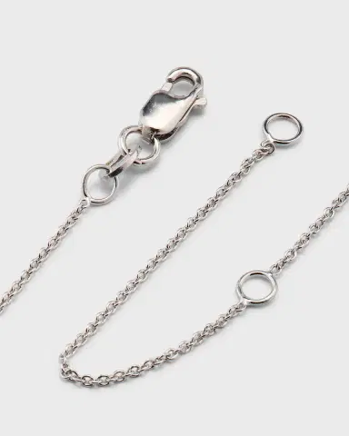 Roberto Coin 18K White Gold Diamond Unicorn Necklace | Thumbnail 4 Roberto Coin 18K White Gold Diamond Unicorn Necklace | Thumbnail 4