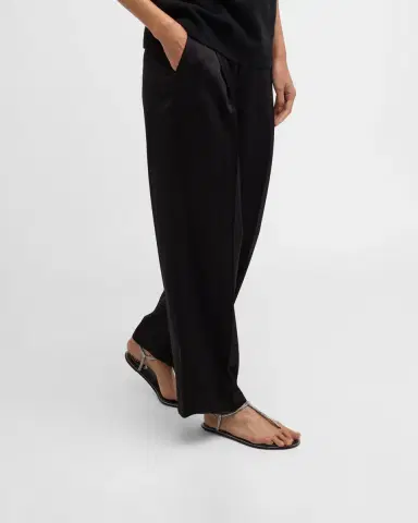 René Caovilla Diana Crystal T-Strap Flat Sandals | Thumbnail 2 René Caovilla Diana Crystal T-Strap Flat Sandals | Thumbnail 2