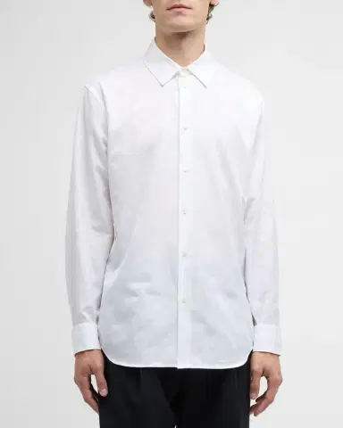 Versace Men's Barocco Jacquard Sport Shirt | Thumbnail 2 Versace Men's Barocco Jacquard Sport Shirt | Thumbnail 2
