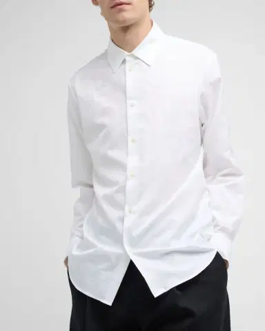 Versace Men's Barocco Jacquard Sport Shirt | Thumbnail 6 Versace Men's Barocco Jacquard Sport Shirt | Thumbnail 6