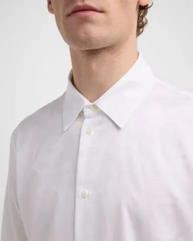 Versace Men's Barocco Jacquard Sport Shirt | Thumbnail 7 Versace Men's Barocco Jacquard Sport Shirt | Thumbnail 7