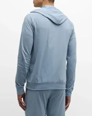 Paul Smith Men's Cotton Jersey Hoodie | Thumbnail 3 Paul Smith Men's Cotton Jersey Hoodie | Thumbnail 3