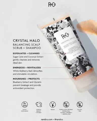 R+Co Crystal Halo Scalp Scrub, 3 oz. | Thumbnail 4 R+Co Crystal Halo Scalp Scrub, 3 oz. | Thumbnail 4