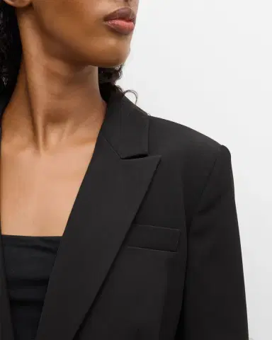 Elie Tahari The Sylvie Peak-Lapel Single-Button Blazer | Thumbnail 5 Elie Tahari The Sylvie Peak-Lapel Single-Button Blazer | Thumbnail 5