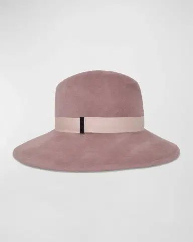 Gigi Burris Requiem Felt Fedora With Band | Thumbnail 2 Gigi Burris Requiem Felt Fedora With Band | Thumbnail 2