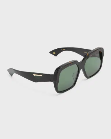 Karen Walker Logo Acetate Square Sunglasses | Thumbnail 3 Karen Walker Logo Acetate Square Sunglasses | Thumbnail 3