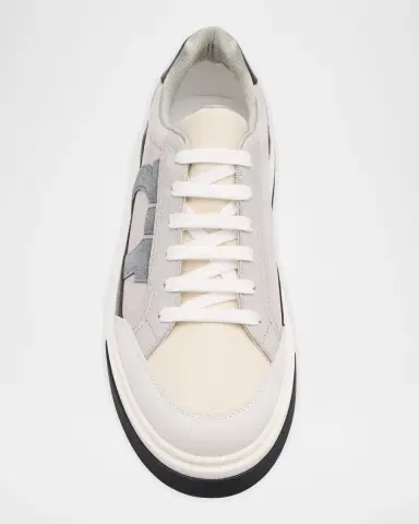 Ferragamo Men's Cassina Gancio Low-Top Sneakers | Thumbnail 6 Ferragamo Men's Cassina Gancio Low-Top Sneakers | Thumbnail 6
