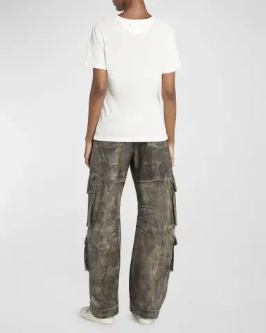 Golden Goose Journey Short-Sleeve Embroidered Pocket T-Shirt | Thumbnail 6 Golden Goose Journey Short-Sleeve Embroidered Pocket T-Shirt | Thumbnail 6