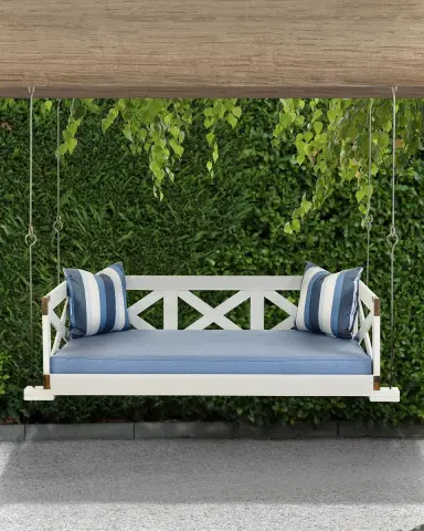Low Country Originals Swinging Day Bed with X Design | Thumbnail 1 Low Country Originals Swinging Day Bed with X Design | Thumbnail 1