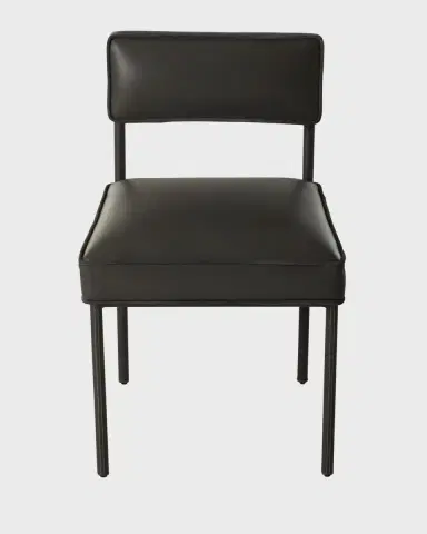 Arteriors Topanga Leather Dining Side Chair | Thumbnail 3 Arteriors Topanga Leather Dining Side Chair | Thumbnail 3