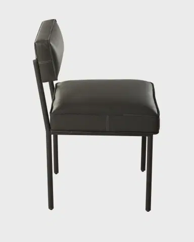 Arteriors Topanga Leather Dining Side Chair | Thumbnail 4 Arteriors Topanga Leather Dining Side Chair | Thumbnail 4
