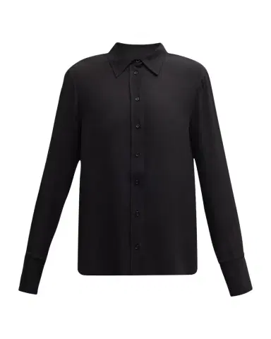 Argent Button-Down Double Georgette Blouse | Thumbnail 1 Argent Button-Down Double Georgette Blouse | Thumbnail 1
