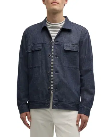 Rodd & Gunn Men's Little Valley Chambray Trucker Jacket | Thumbnail 1 Rodd & Gunn Men's Little Valley Chambray Trucker Jacket | Thumbnail 1