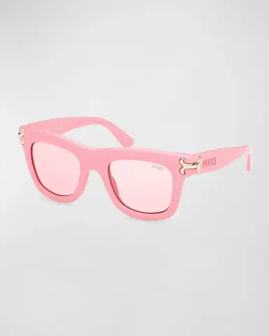 PUCCI Logo Acetate Square Sunglasses | Thumbnail 2 PUCCI Logo Acetate Square Sunglasses | Thumbnail 2