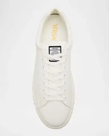 Versace Men's Greca Low-Top Sneakers | Thumbnail 5 Versace Men's Greca Low-Top Sneakers | Thumbnail 5