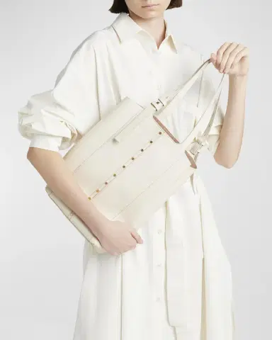 Golden Goose 24.7 North-South Studded Leather Tote Bag | Thumbnail 2 Golden Goose 24.7 North-South Studded Leather Tote Bag | Thumbnail 2