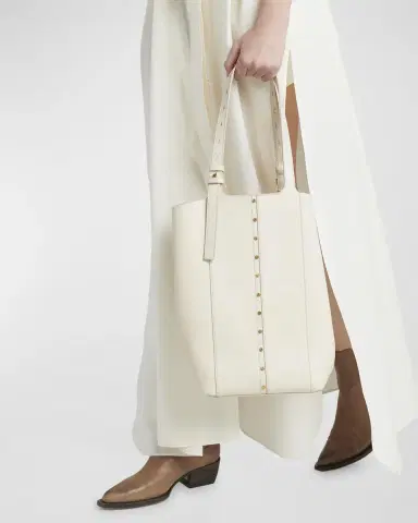 Golden Goose 24.7 North-South Studded Leather Tote Bag | Thumbnail 3 Golden Goose 24.7 North-South Studded Leather Tote Bag | Thumbnail 3