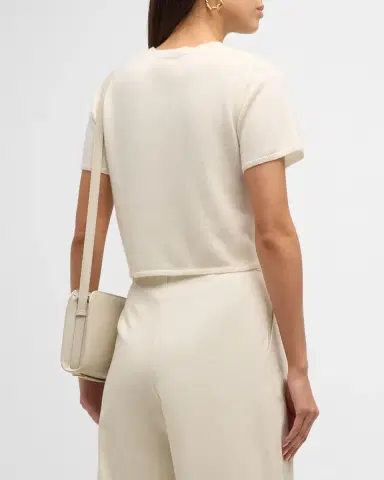 Sablyn Charleston Short-Sleeve Cashmere Sweater | Thumbnail 3 Sablyn Charleston Short-Sleeve Cashmere Sweater | Thumbnail 3