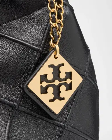 Tory Burch Fleming Drawstring Leather Hobo Bag | Thumbnail 9 Tory Burch Fleming Drawstring Leather Hobo Bag | Thumbnail 9