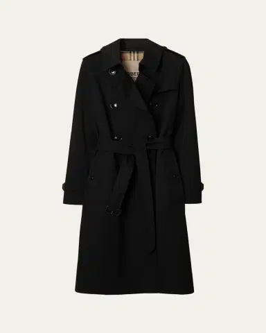 Burberry Kensington Organic Belted Double-Breasted Trench Coat | Thumbnail 4 Burberry Kensington Organic Belted Double-Breasted Trench Coat | Thumbnail 4
