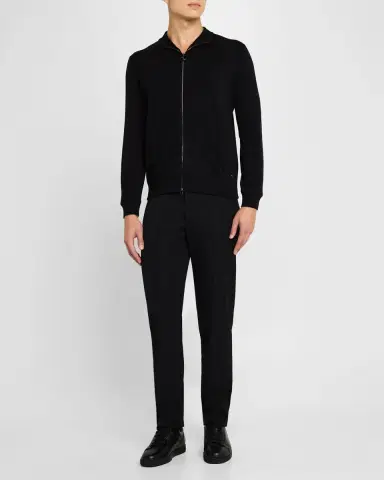 Stefano Ricci Men's Cashmere Full-Zip Sweater | Thumbnail 2 Stefano Ricci Men's Cashmere Full-Zip Sweater | Thumbnail 2