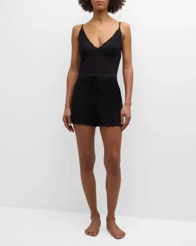 Natori Feathers Essential Lace-Trim Cami Pajama Set | Thumbnail 2 Natori Feathers Essential Lace-Trim Cami Pajama Set | Thumbnail 2