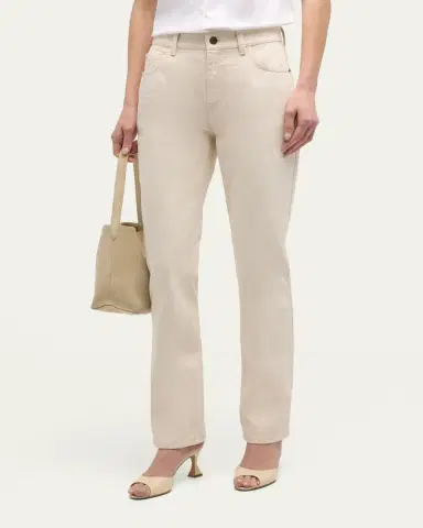 Lafayette 148 New York Cropped Straight-Leg Denim Jeans | Thumbnail 4 Lafayette 148 New York Cropped Straight-Leg Denim Jeans | Thumbnail 4