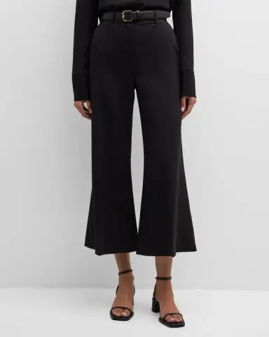 Argent Cropped Wide-Leg Seasonless Wool Trousers | Thumbnail 2 Argent Cropped Wide-Leg Seasonless Wool Trousers | Thumbnail 2