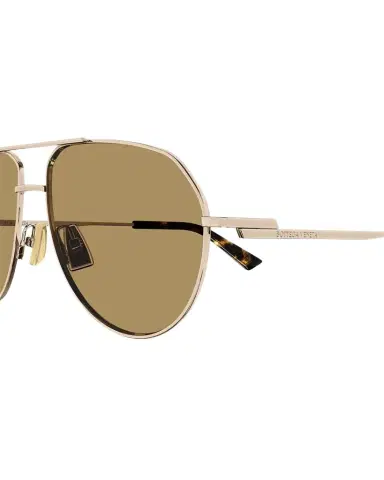 Bottega Veneta Men's Double-Bridge Metal Aviator Sunglasses | Thumbnail 1 Bottega Veneta Men's Double-Bridge Metal Aviator Sunglasses | Thumbnail 1