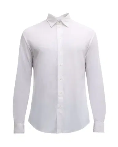 Emporio Armani Men's Slim Fit Nylon-Stretch Sport Shirt | Thumbnail 1 Emporio Armani Men's Slim Fit Nylon-Stretch Sport Shirt | Thumbnail 1