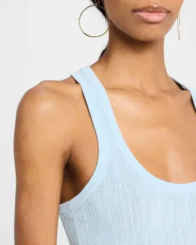 A.L.C. Iris Striped Scoop-Neck Tank Top | Thumbnail 4 A.L.C. Iris Striped Scoop-Neck Tank Top | Thumbnail 4