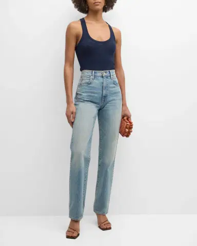 A.L.C. Iris Striped Scoop-Neck Tank Top | Thumbnail 5 A.L.C. Iris Striped Scoop-Neck Tank Top | Thumbnail 5