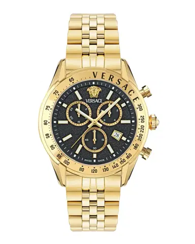 Versace Chrono Master IP Yellow Gold Bracelet Watch, 44mm | Thumbnail 1 Versace Chrono Master IP Yellow Gold Bracelet Watch, 44mm | Thumbnail 1