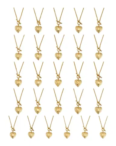 Ben-Amun Gold Heart Initial Locket Necklace | Thumbnail 1 Ben-Amun Gold Heart Initial Locket Necklace | Thumbnail 1