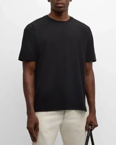 Saint Laurent Men's YSL Pique T-Shirt | Thumbnail 3 Saint Laurent Men's YSL Pique T-Shirt | Thumbnail 3