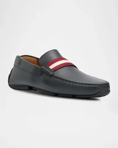 Bally Men's Perthy Leather Penny Loafers | Thumbnail 2 Bally Men's Perthy Leather Penny Loafers | Thumbnail 2