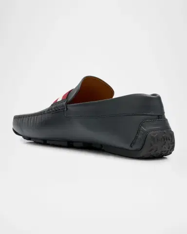 Bally Men's Perthy Leather Penny Loafers | Thumbnail 3 Bally Men's Perthy Leather Penny Loafers | Thumbnail 3
