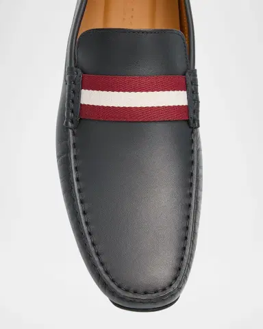 Bally Men's Perthy Leather Penny Loafers | Thumbnail 5 Bally Men's Perthy Leather Penny Loafers | Thumbnail 5