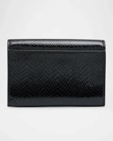 Saint Laurent Cassandre Small YSL Flap Wallet in Python-Embossed Leather | Thumbnail 5 Saint Laurent Cassandre Small YSL Flap Wallet in Python-Embossed Leather | Thumbnail 5