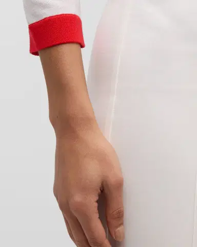 ALICE + OLIVIA Emiko High-Waisted Slit-Cuff Pants | Thumbnail 5 ALICE + OLIVIA Emiko High-Waisted Slit-Cuff Pants | Thumbnail 5