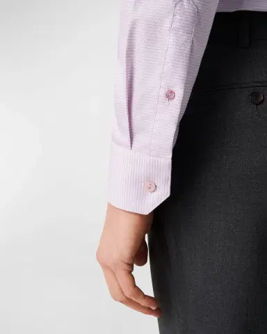 Eton Men's Contemporary Fit Elevated Pique Shirt | Thumbnail 5 Eton Men's Contemporary Fit Elevated Pique Shirt | Thumbnail 5