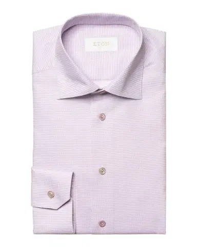 Eton Men's Contemporary Fit Elevated Pique Shirt | Thumbnail 1 Eton Men's Contemporary Fit Elevated Pique Shirt | Thumbnail 1