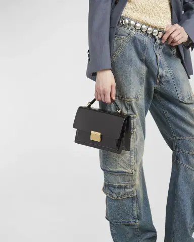 Golden Goose Venezia Flap Leather Crossbody Bag | Thumbnail 20 Golden Goose Venezia Flap Leather Crossbody Bag | Thumbnail 20