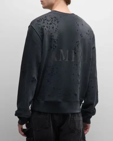 Amiri Men 's MA Logo Shotgun Sweatshirt | Thumbnail 3 Amiri Men 's MA Logo Shotgun Sweatshirt | Thumbnail 3