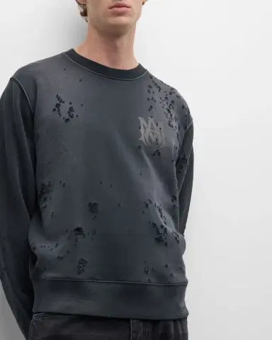 Amiri Men 's MA Logo Shotgun Sweatshirt | Thumbnail 6 Amiri Men 's MA Logo Shotgun Sweatshirt | Thumbnail 6